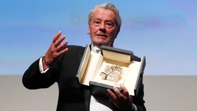 Alain Delon odebrał Honorową Złotą Palmę za całokształt twórczości