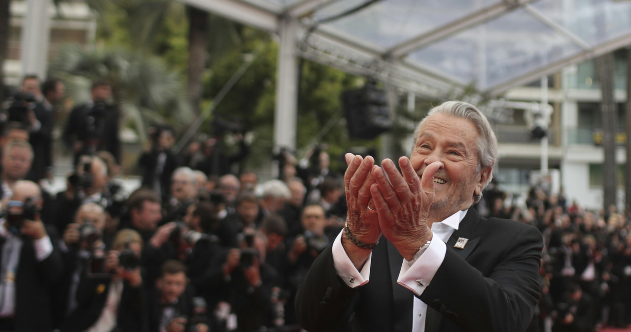 Alain Delon podczas Festiwalu w Cannes w 2019 roku /AP/Associated Press/East News /East News