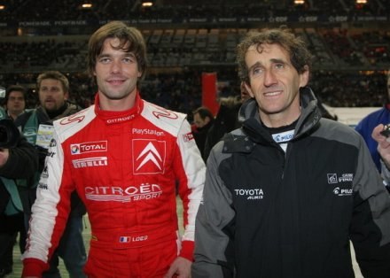 Alain Prost (z prawej) uważa, że F1 nie świeci już dawnym blaskiem /AFP