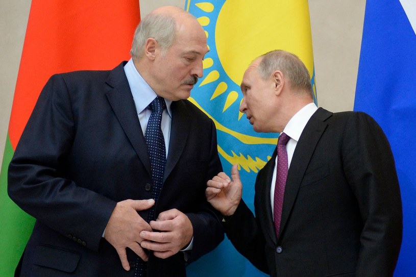 Alaksandr Łukaszenka i Władimir Putin /AFP