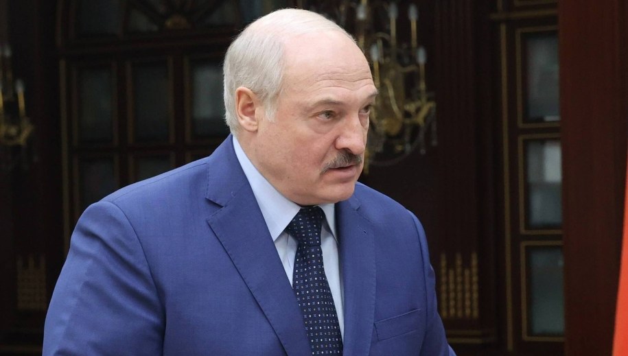 Alaksandr Łukaszenka /	NIKOLAI PETROV / POOL /PAP/EPA