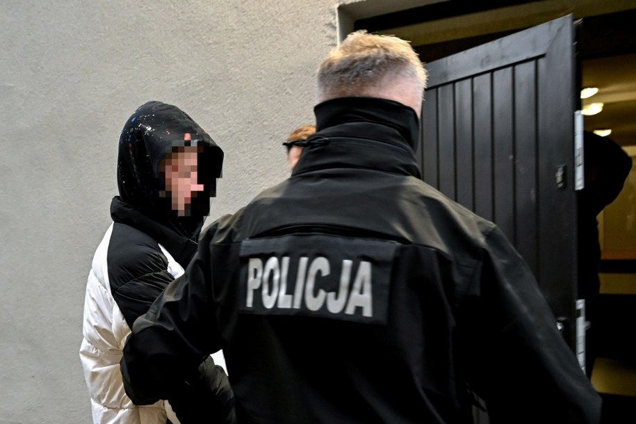 Alan G. doprowadzony do prokuratury /Piotr Kowala /PAP