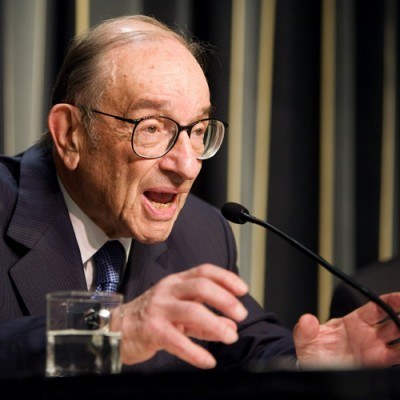 Alan Greenspan, rocznik 1926. Gdy przemiawia, świat wstrzymuuje oddech /AFP