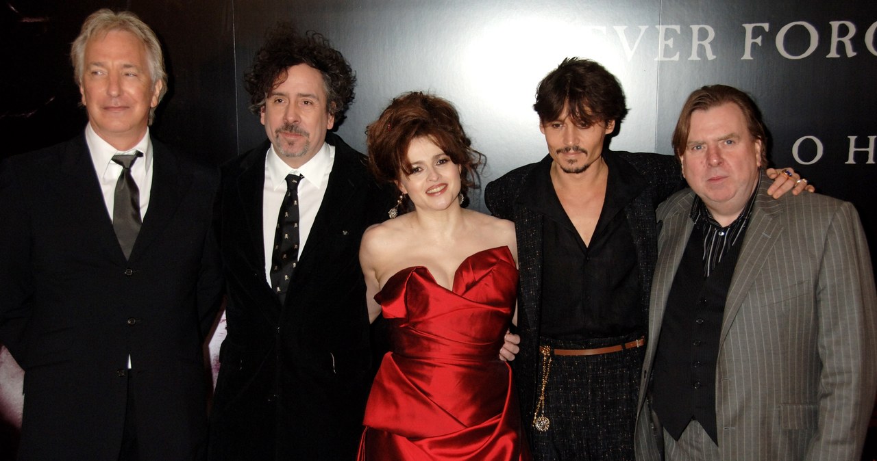 Alan Rickman, Tim Burton, Helena Bonham Carter, Johnny Depp i Timothy Spall / Dave M. Benett/Getty Images /Getty Images