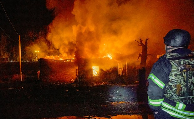 Alarm w całej Ukrainie. Zmasowane uderzenie z powietrza