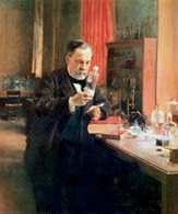 Albert Edelfelt, Ludwik Pasteur w laboratorium, 1885 /Encyklopedia Internautica