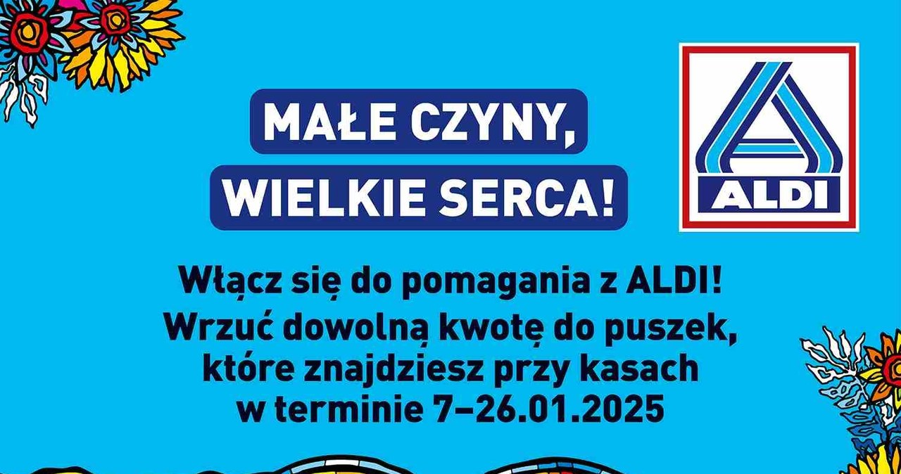 ALDI wspiera WOŚP /materiały prasowe/materiały zewnętrzne /INTERIA.PL