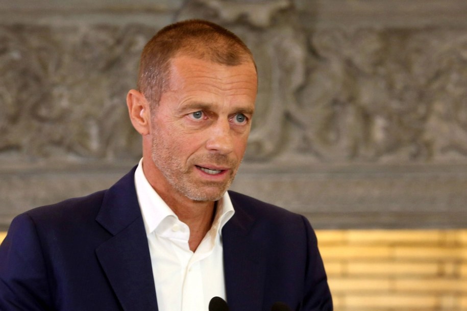 Aleksander Ceferin - prezydent UEFA /ALEXANDROS BELTES  /PAP/EPA