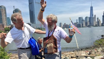 Aleksander Doba już w podróży przez Atlantyk