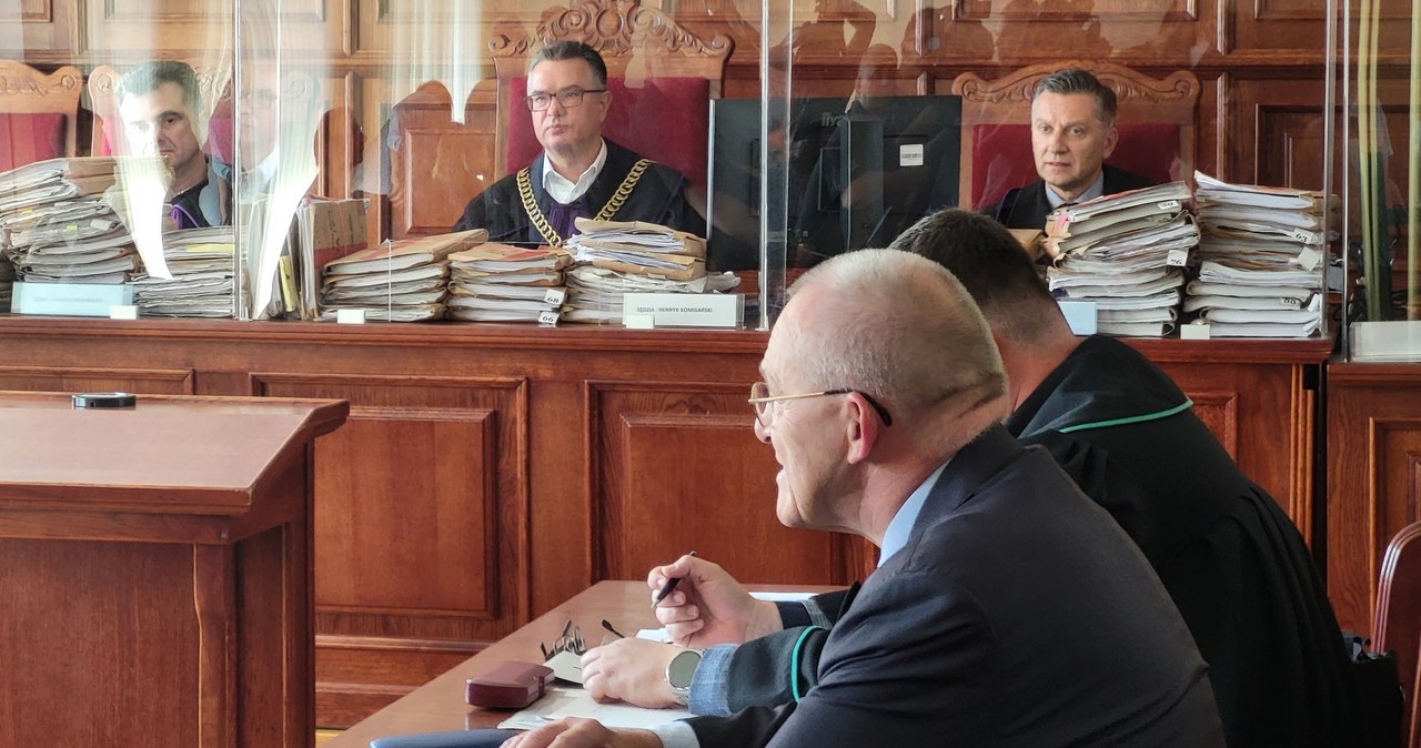 Aleksander Gawronik na rozprawie w Sądzie Apelacyjnym w Poznaniu