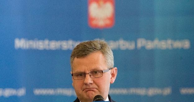 Aleksander Grad, minister skarbu. Fot. Michal Dyjuk /Reporter