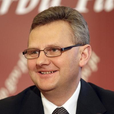 Aleksander Grad, minister skarbu. Fot PIOTR BLAWICKI /Agencja SE/East News