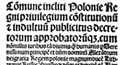 Aleksander Jagiellończyk i Jan Łaski, karta tytułowa ?Statutu? Łaskiego, 1506 r. /Encyklopedia Internautica