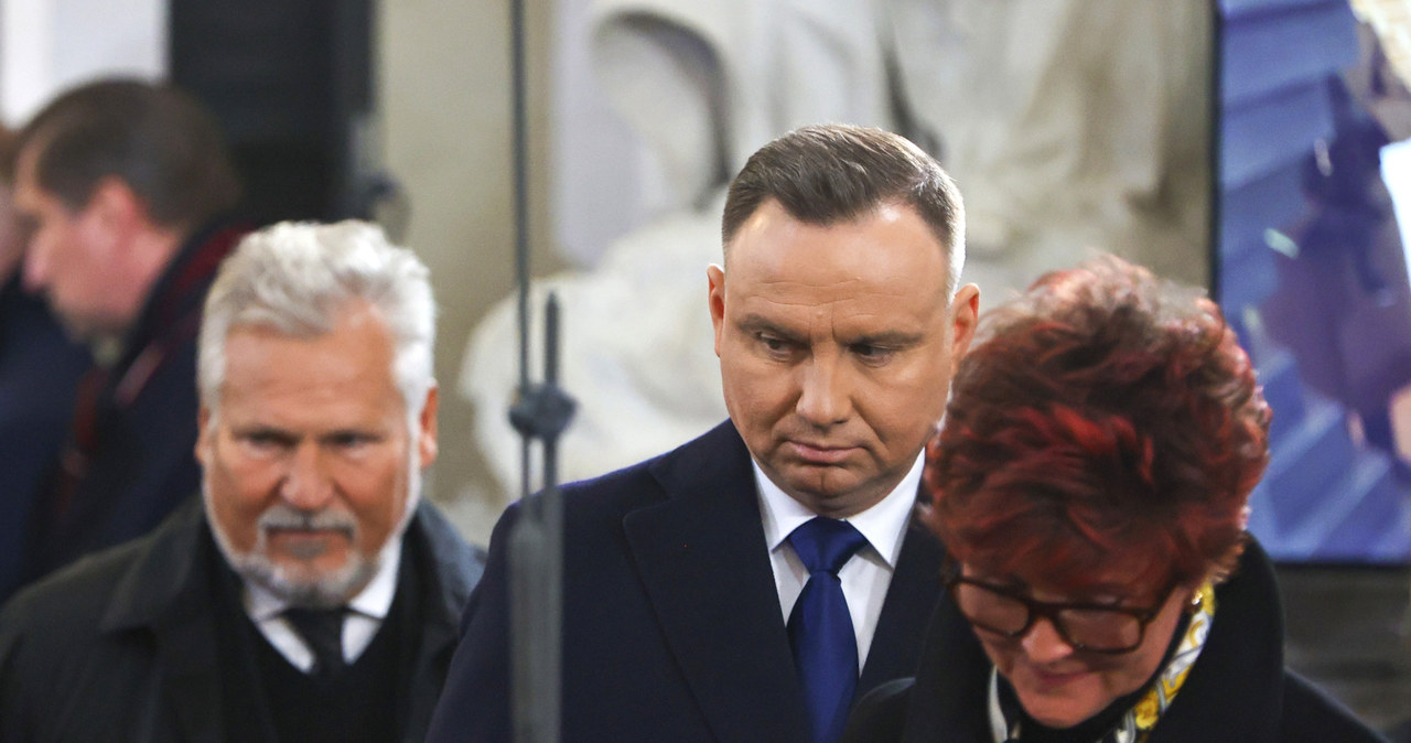 Aleksander Kwaśniewski, Andrzej Duda, Jolanta Kwaśniewska /AKPA