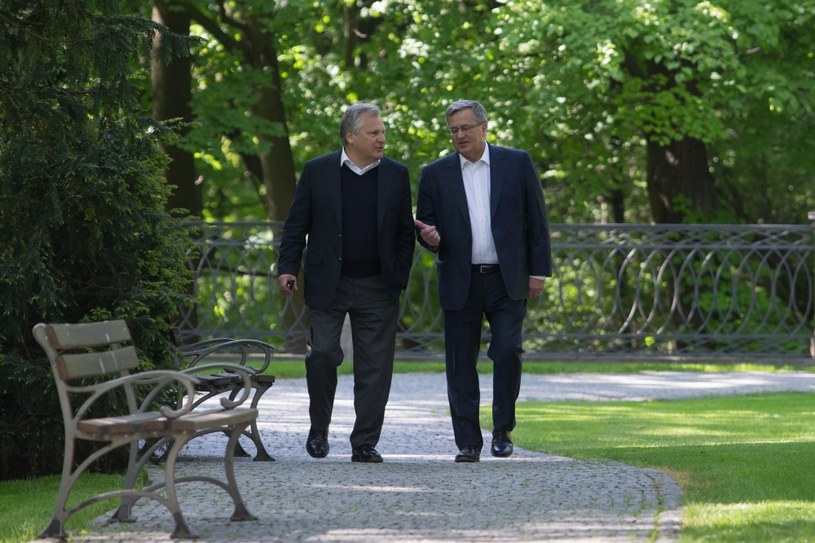 Aleksander Kwaśniewski i Bronisław Komorowski /Krystian Maj /Agencja FORUM