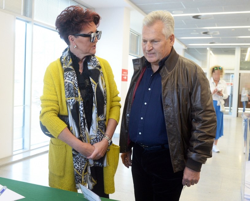 Aleksander Kwaśniewski z żoną Jolantą /Jan Bielecki /East News