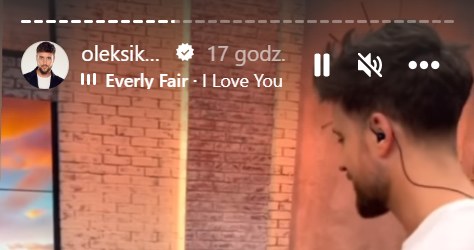 Aleksander Sikora - screen z InstaStory /materiały prasowe