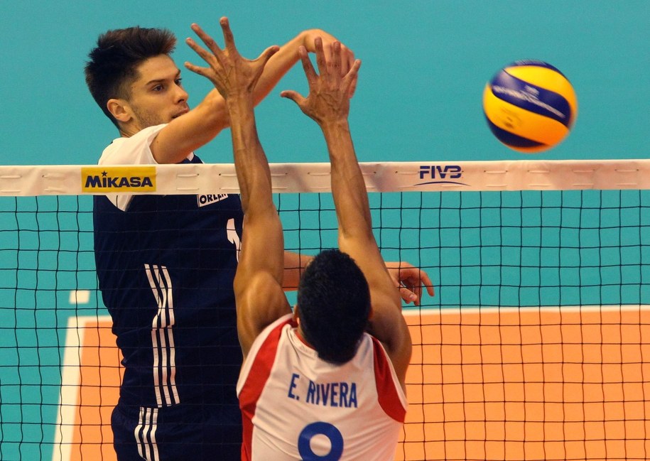 Aleksander Śliwka był najskuteczniejszym polskim siatkarzem w meczu z Portoryko /fivb /