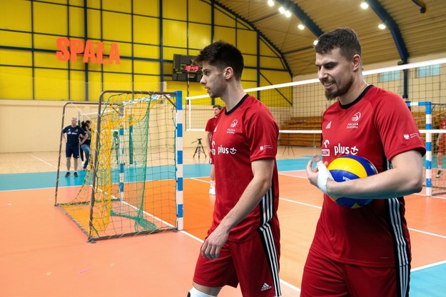Aleksander Śliwka i Fabian Drzyzga podczas treningu w Spale /	Grzegorz Michałowski   /PAP