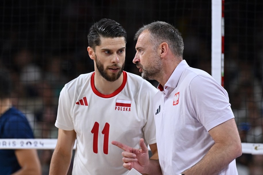 Aleksander Śliwka I Trener Nikola Grbic (Zdj. Arch.) / Adam Warżawa / PAP
