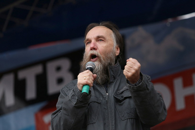 Aleksandr Dugin podczas wiecu w Moskwie /MOSCOW NEWS AGENCY / Reuters /Agencja FORUM