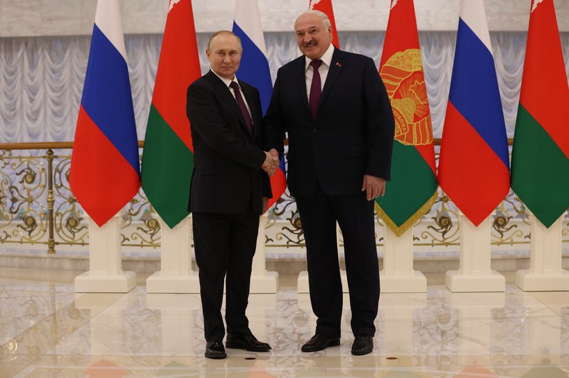 Aleksandr Łukaszenka i Władimir Putin /Contributor / Contributor /Getty Images