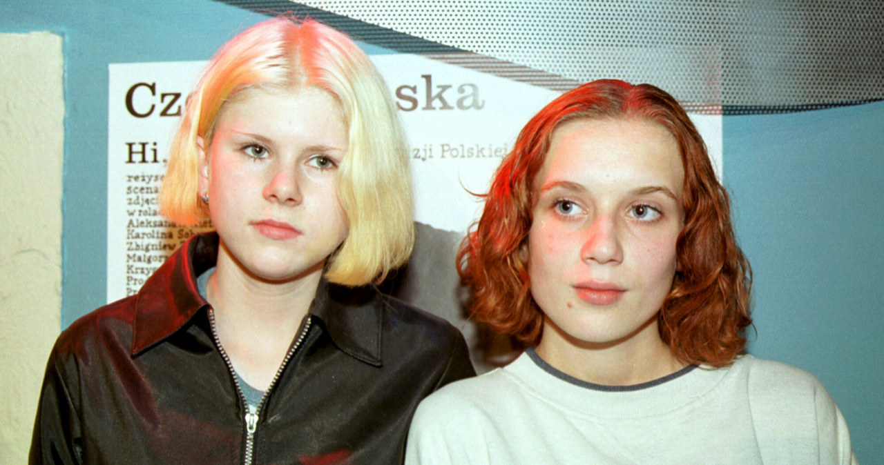 Aleksandra Gietner i Karolina Sobczak na Festiwalu Polskich Filmów Fabularnych w 2001 roku /Maciej Kosycarz/KFP /Reporter