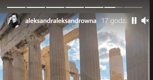Aleksandra Kwaśniewska i Kuba Badach na wakacjach w Grecji/ źródło: https://www.instagram.com/aleksandraleksandrowna/?hl=pl /Instagram /Instagram