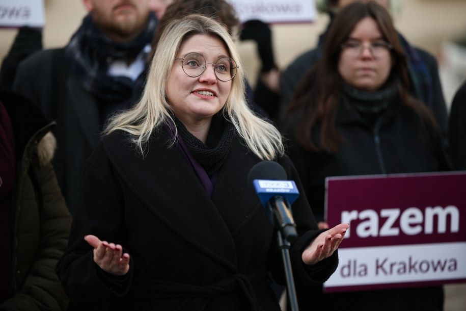Aleksandra Owca z Partii Razem opuszcza klub radnych Kraków dla Mieszkańców /	Łukasz Gągulski /PAP