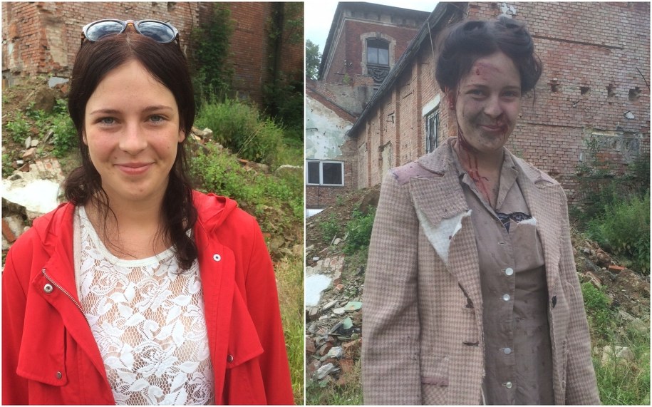 Aleksandra przed charakteryzacją i po /Bartłomiej Paulus /RMF FM