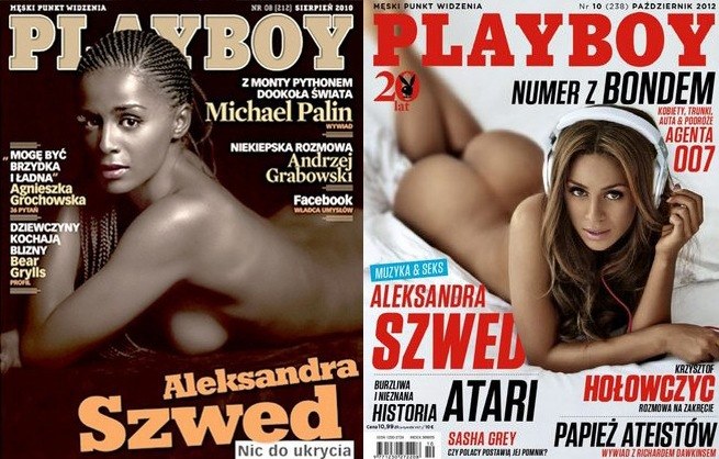 Aleksandra Szwed należy do odważnych osób. Już dwukrotnie rozebrała się dla magazynu "Playboy" /materiały prasowe
