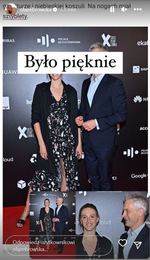 Aleksandra Żebrowska i Michał Żebrowski /https://www.instagram.com/olazebrowska/ /Instagram