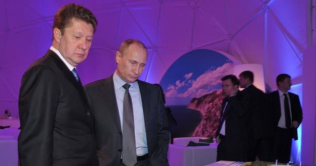 Aleksiej Miller szef Gazpromu i Prezydet Putin /AFP