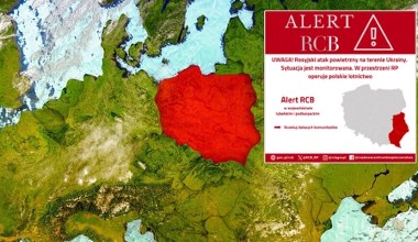 Alert RCB i syreny na wschodzie Polski. Rosja uderzyła dronem przy granicy