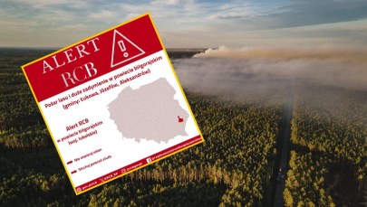 Alert RCB na Lubelszczyźnie. "Nie otwieraj okien, słuchaj poleceń służb"