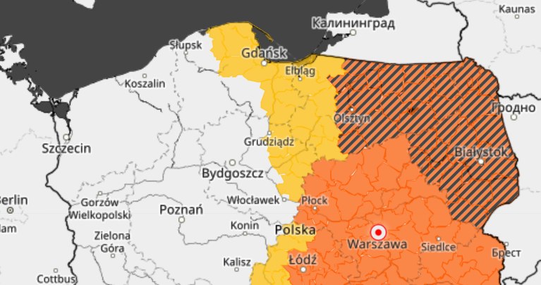 Alerty meteorologiczne IMGW /IMGW-PIB /materiały prasowe
