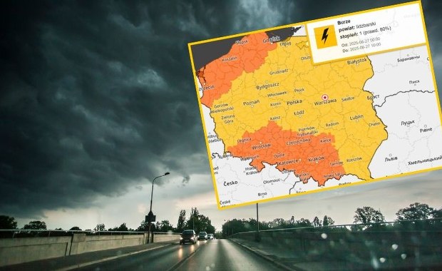Alerty RCB rozesłane. Szykuje się niespokojny wieczór i noc