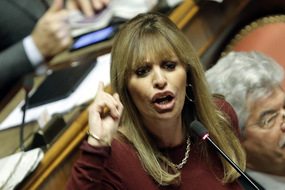 Alessandra Mussolini (zdjęcie archiwalne) /GIUSEPPE LAMI /PAP/EPA