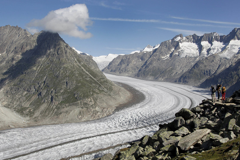 Aletschgletscher - największy lodowiec Alp /AFP