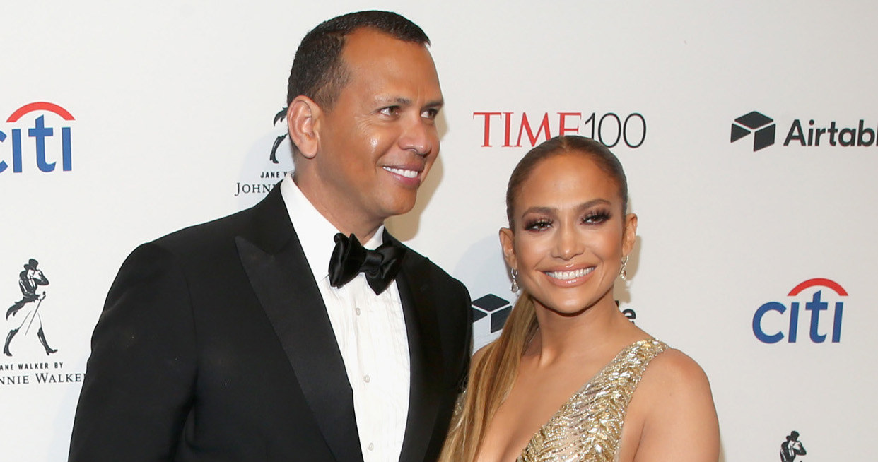 Alex Rodriguez i Jennifer Lopez /Jemal Countess /Getty Images