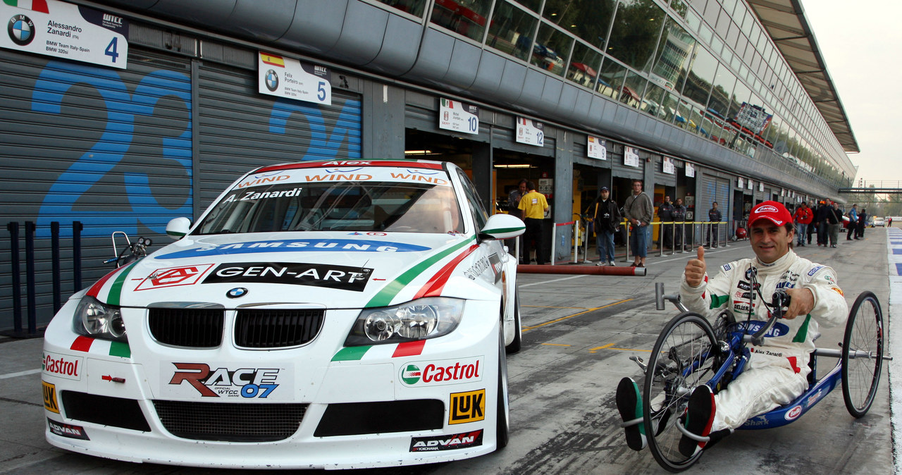 Alex Zanardi przez kilka lat startował specjalnie przystosowanym BMW w wyścigach WTCC /Informacja prasowa