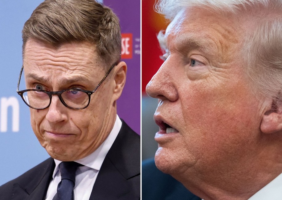 Alexander Stubb, Donald Trump, fot. PAP/AARON SCHWARTZ /Brook Mitchell /East News