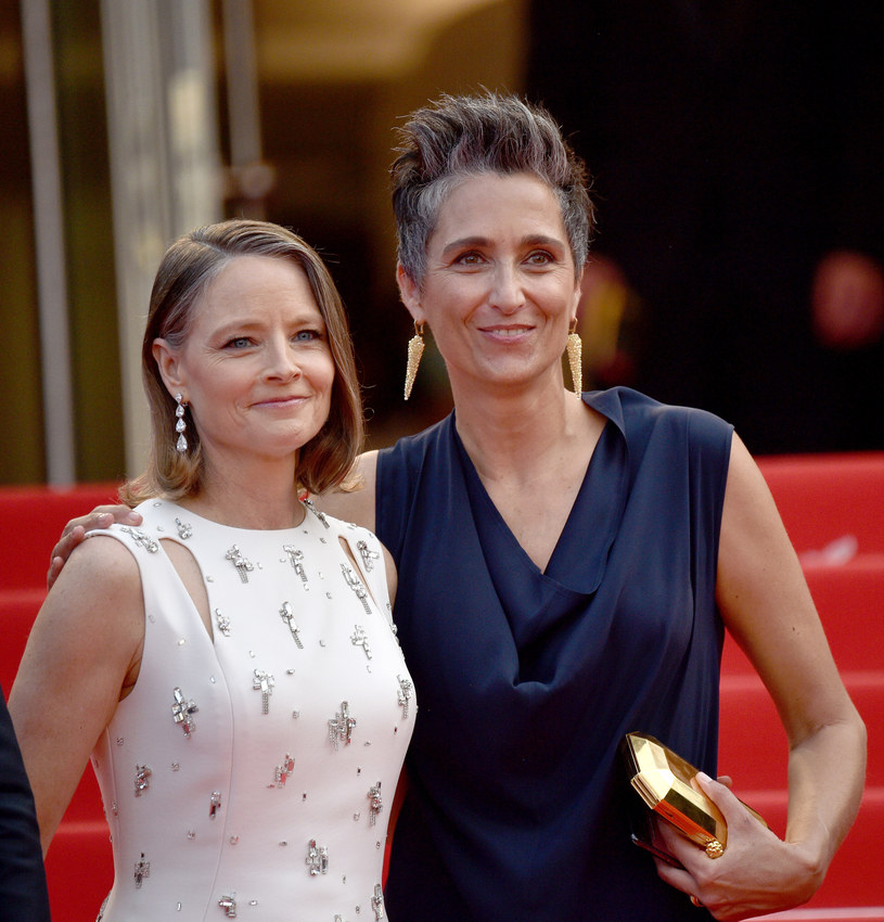 Alexandra Hedison i Jodie Foster w 2021 roku w Cannes /Lionel Hahn /Getty Images
