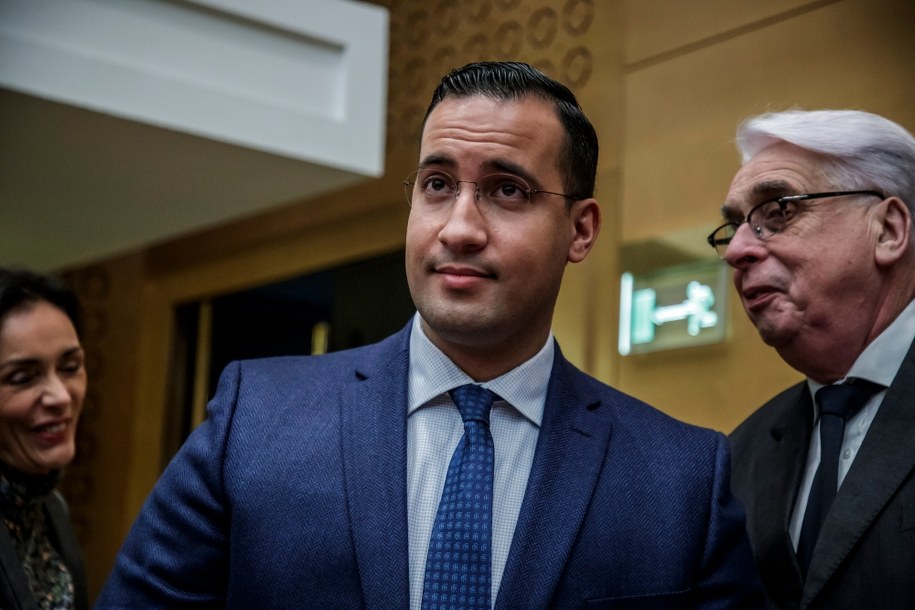 Alexandre Benalla, były współpracownik prezydenta Emmanuela Macrona /CHRISTOPHE PETIT TESSON /PAP/EPA