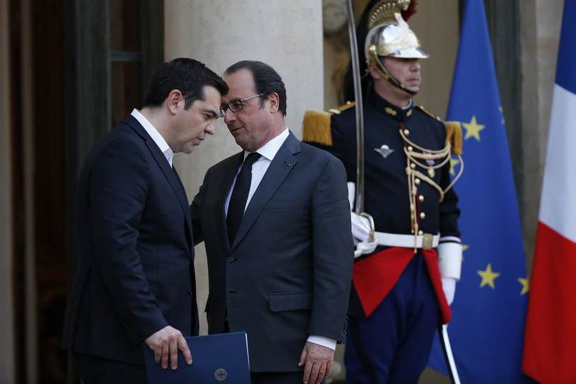 Alexis Tsipras i Francois Hollande /HOMAS SAMSON / AFP  /AFP