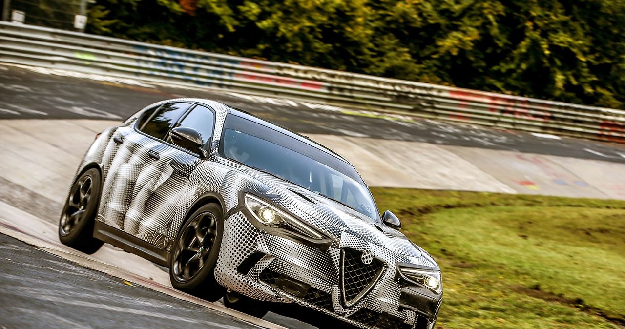 Alfa Romeo Stelvio Quadrifoglio na Nordschleife /Informacja prasowa