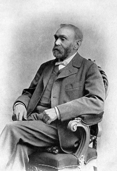 Alfred Nobel (1833-1896) na archiwalnym druku z 1899 roku /&copy;123RF/PICSEL
