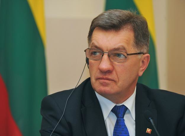 Algirdas Butkeviczius, premier Litwy /AFP