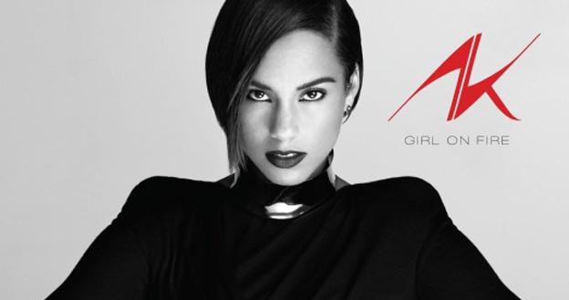 Alicia Keys na okładce albumu "Girl On Fire" /