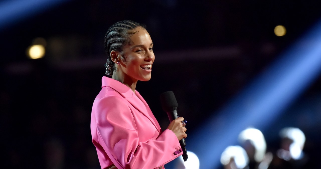 Alicia Keys podczas gali rozdania nagród Grammy /Jeff Kravitz /Getty Images